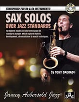 SAX SOLOS OVER JAZZ STANDARDS BK/CD cover